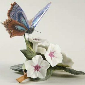 LENOX Butterflies Blue Temora Figurine No Original Box 3 1/2 in